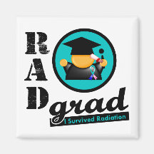 Radiation Grad THYROID CANCER Fridge Magnet