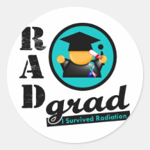 Radiation Grad THYROID CANCER Stickers