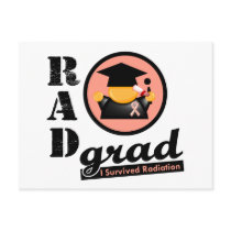 Radiation Grad UTERINE CANCER Postcards