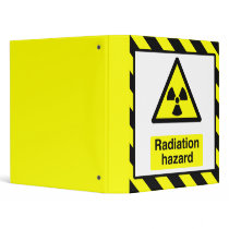 Radiation Hazard Binder by msdsbinders Radiation Hazard Binder