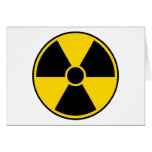 Radiation Hazard Sign cards