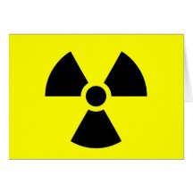 Radiation Sign Greeting Card