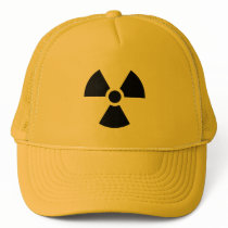 Radiation Sign Mesh Hat