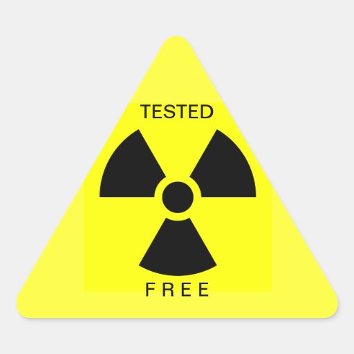 Radiation Stickers Zazzle
