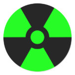 Radiation Symbol Sticker