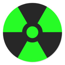 Radiation Symbol Sticker