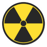 Radiation Symbol Sticker