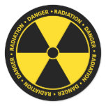 Radiation Symbol Sticker