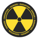 Radiation Symbol Sticker