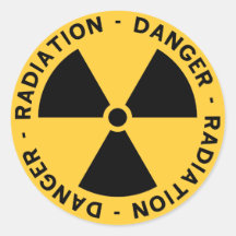 Radiation Symbol Sticker