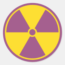 Radiation Symbol Sticker