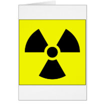 Radiation Trefoil Sign Symbol Warning Sign Symbol Cards