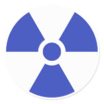 Radiation Trefoil Sign Symbol Warning Sign Symbol Stickers
