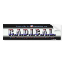 RADICAL BUMPER STICKER