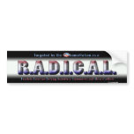 RADICAL BUMPER STICKER