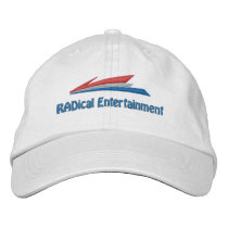 RADical Hat - White embroidered hats by rdrake19460 RADical Hat - White embroidered hats