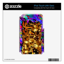 Radical Sreampunk 6 MP3 Player Skin Skins For Ipod Touch 4g