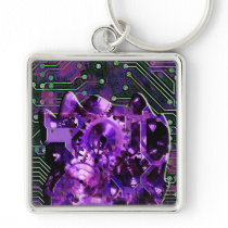Radical Steampunk 5 Keychain
