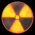 radio activ round stickers
