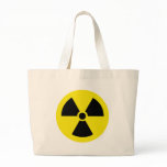 radio active atom energy tote bag
