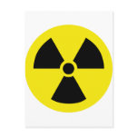 radio active atom energy post card