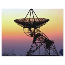 Radio astronomy dish aerial flyer