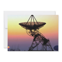 Radio astronomy dish aerial invite