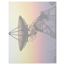 Radio astronomy dish aerial custom letterhead