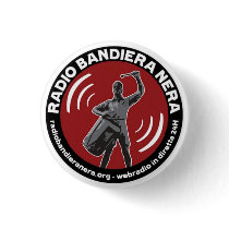 radio bandiera nera pinback buttons