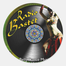 Radio Bastet Small Stickers