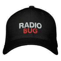 RADIO, BUG embroidered hats