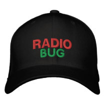 RADIO, BUG embroidered hats