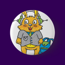 Radio Bunny Buttons