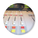 radio console refrigerator magnet