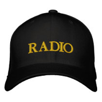 RADIO embroidered hats