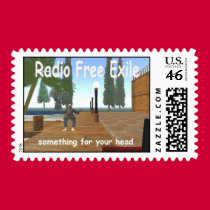radio free exile - something for your head stamps