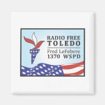 Radio Free Fred Fridge Magnets