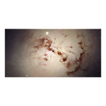 Radio Galaxy Fornax A NGC 1316 Photo Card