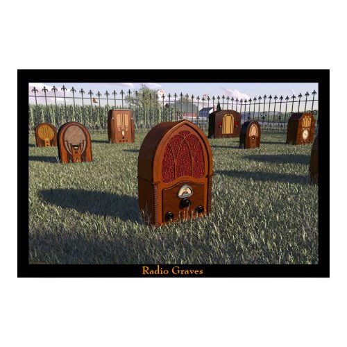 Radio Graves print