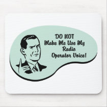Radio Operator Voice Mouse Mat