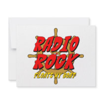Radio Rock Floats My Boat invitations