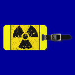 radioactive-4 RADIOACTIVE WARNING SYMBOL SIGN GRAP luggage tags