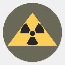Radioactive Emblem Sticker