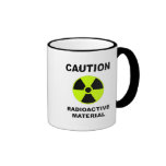 radioactive material mug mugs