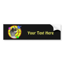 Radioactive Neon Paintball Shooter Bumper Sticker