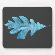 RADIOACTIVE Oak Leaf Pad mousepads by nykline RADIOACTIVE Oak Leaf Pad mousepads