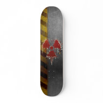 Radioactive Paint On Steel skateboards