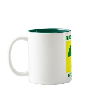 Radioactive Power Is Green Power (Sign) mug