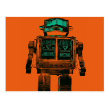 Radioactive Robot Rebellion Postcards