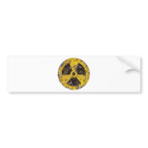 Radioactive Rusted Bumper Stickers